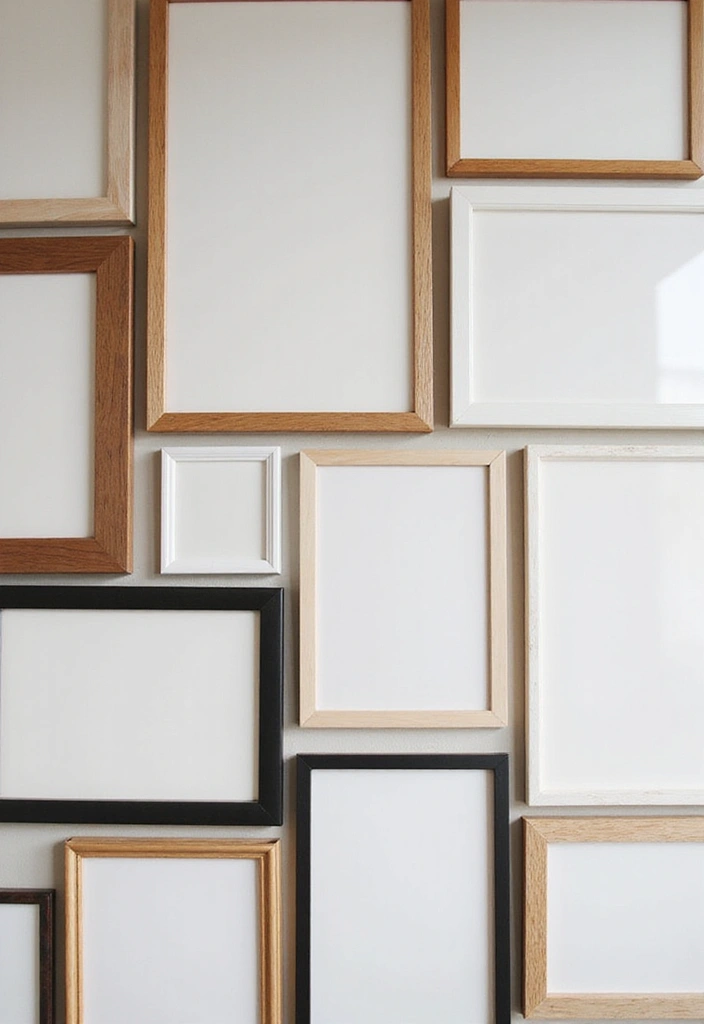 29+ Picture Wall Ideas That Elevate Your Interiors - 22. Layered Frames