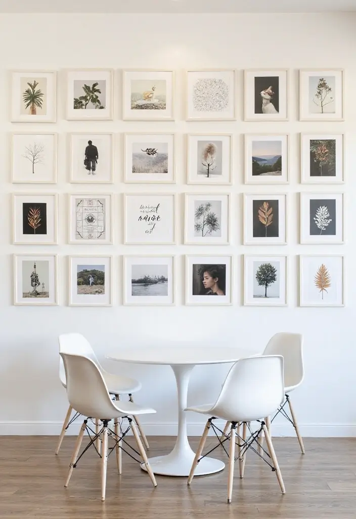 29+ Picture Wall Ideas That Elevate Your Interiors - 23. Removable Wall Decals