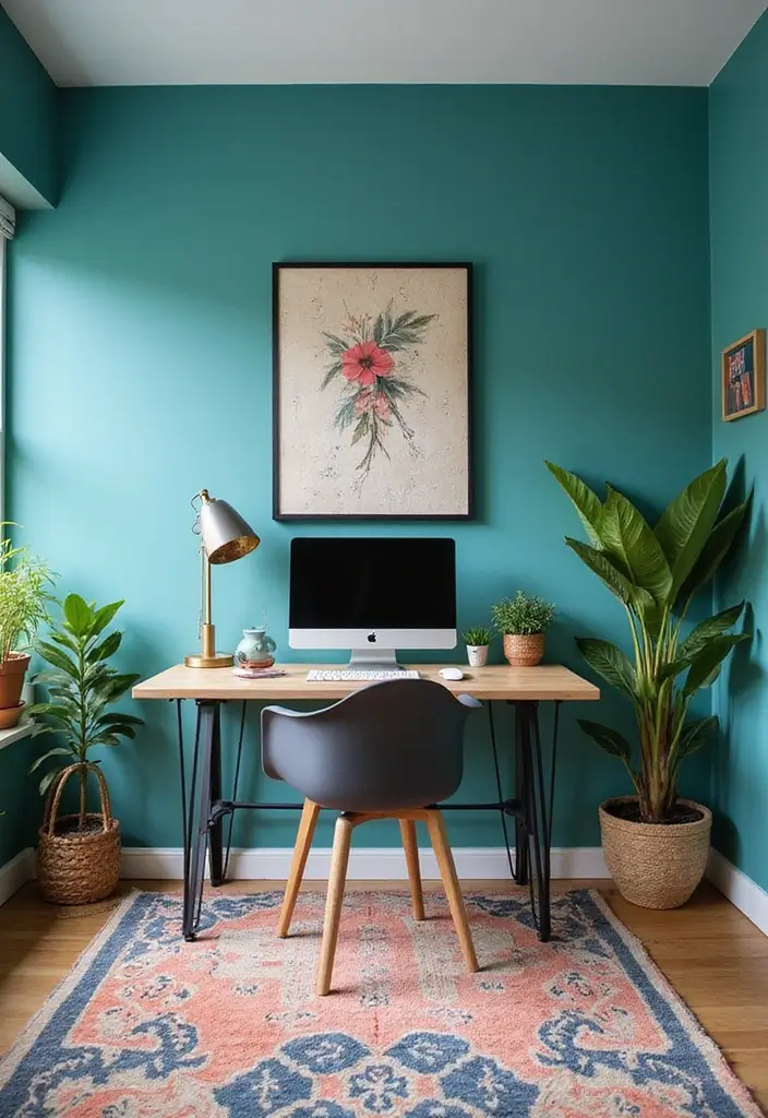 29+ Wall Colors That Make Any Room Look Fresh - 11. Bold Teal