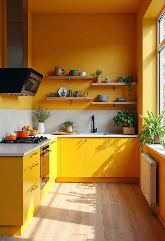 29+ Wall Colors That Make Any Room Look Fresh - 15. Warm Mustard