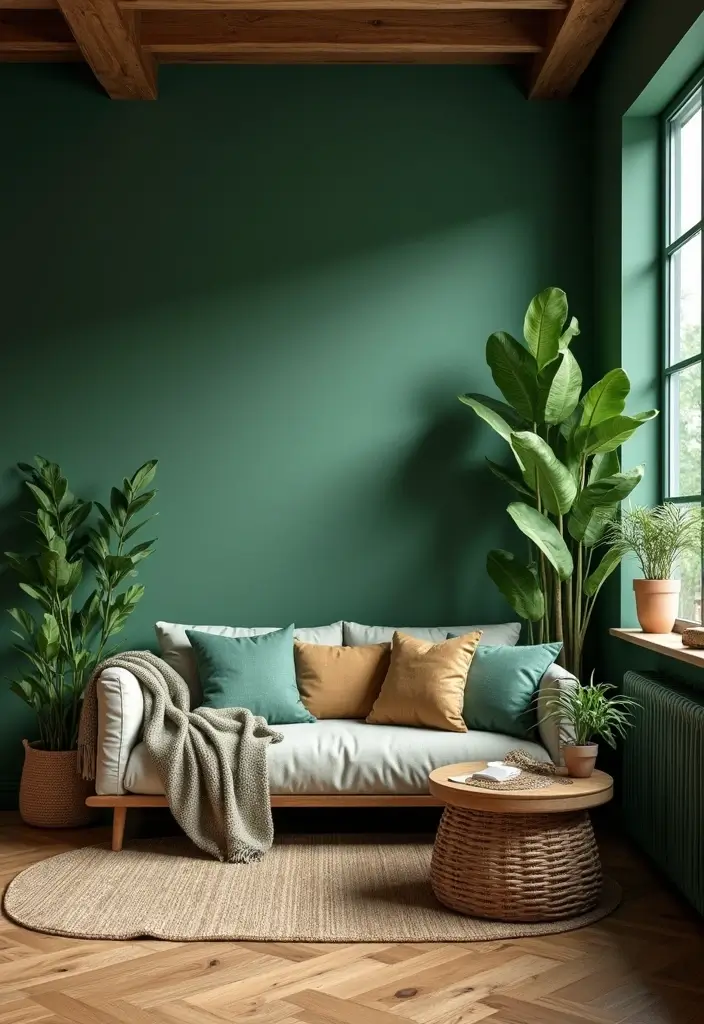 29+ Wall Colors That Make Any Room Look Fresh - 18. Forest Green