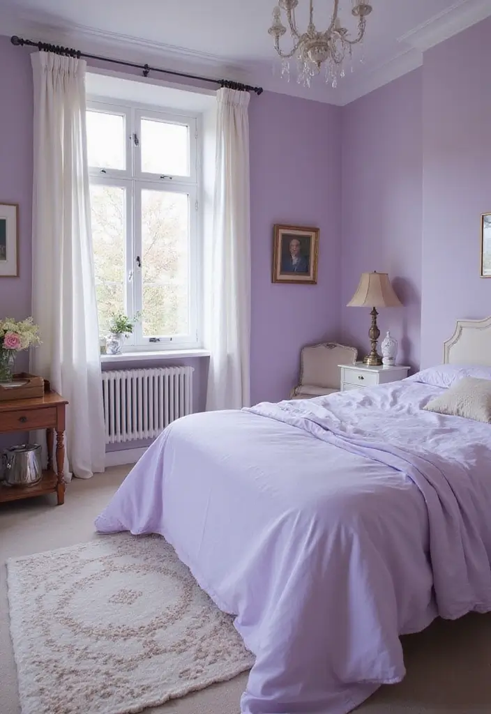 29+ Wall Colors That Make Any Room Look Fresh - 6. Pale Lavender