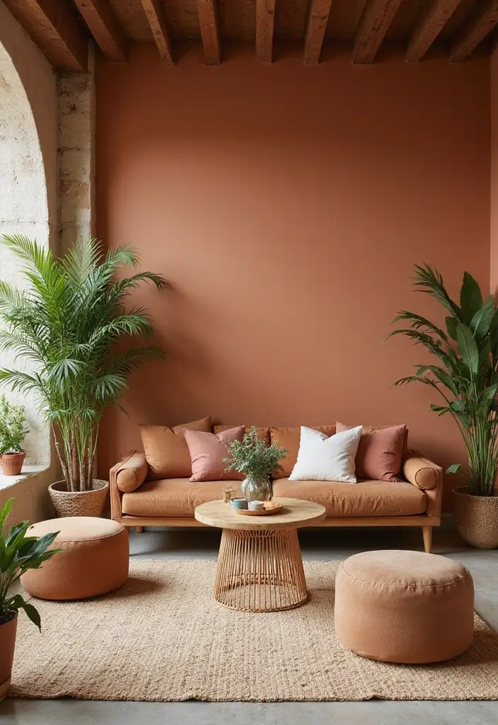 29+ Wall Colors That Make Any Room Look Fresh - 7. Earthy Terracotta