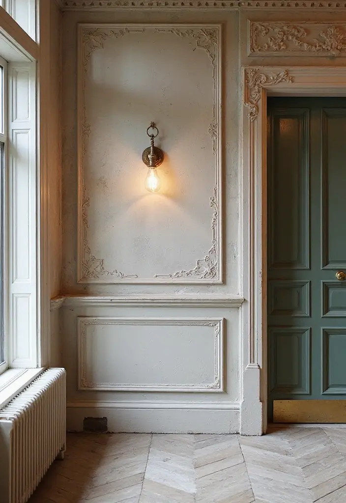 29+ Wall Molding Designs for Elegant Interiors - 14. Eclectic Mix of Styles