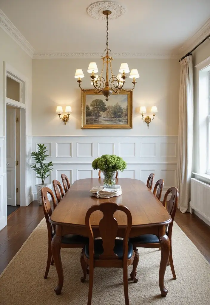 29+ Wall Molding Designs for Elegant Interiors - 5. Elegant Wainscoting