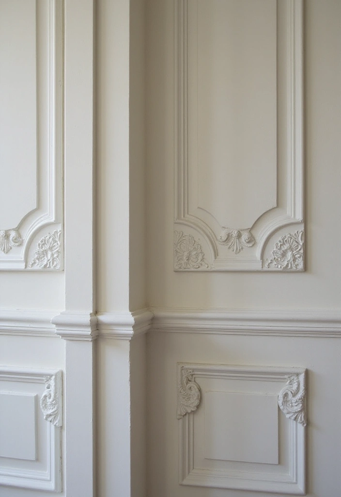 29+ Wall Molding Designs for Elegant Interiors - 8. Decorative Corner Blocks