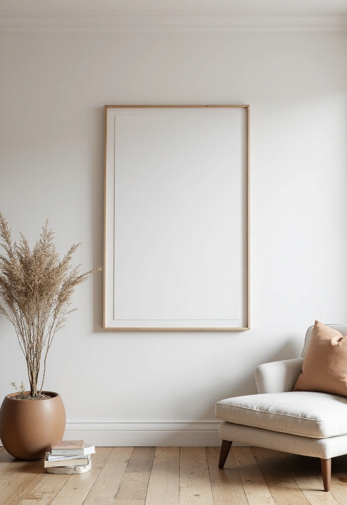30+ Accent Wall Designs for Bold Interiors - 16. Minimalist Accent Walls