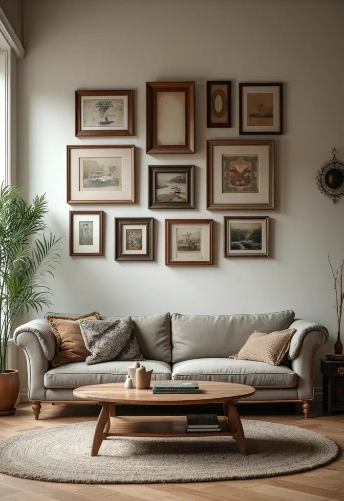 30+ Accent Wall Designs for Bold Interiors - 19. Vintage Flair