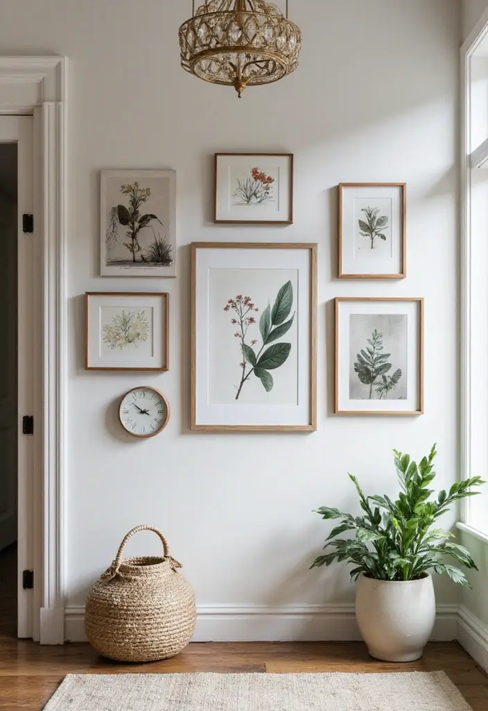 30+ Accent Wall Designs for Bold Interiors - 24. Artistic Frames