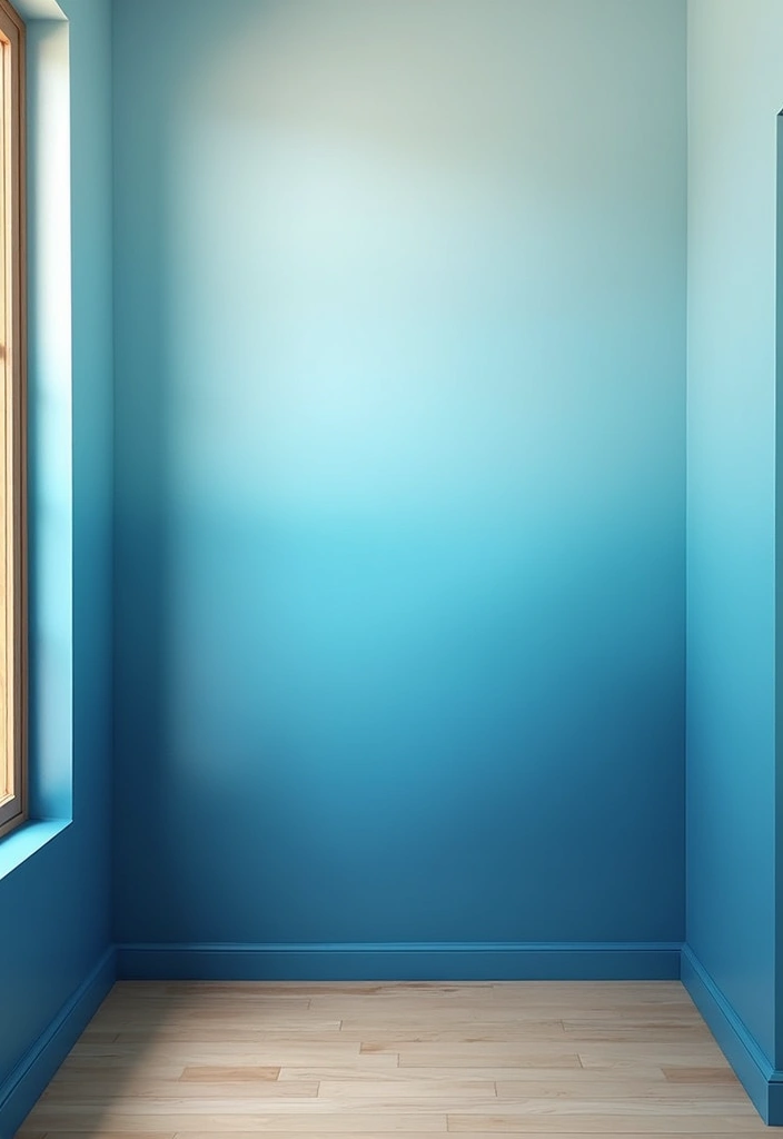 30+ Accent Wall Designs for Bold Interiors - 4. Ombre Effect
