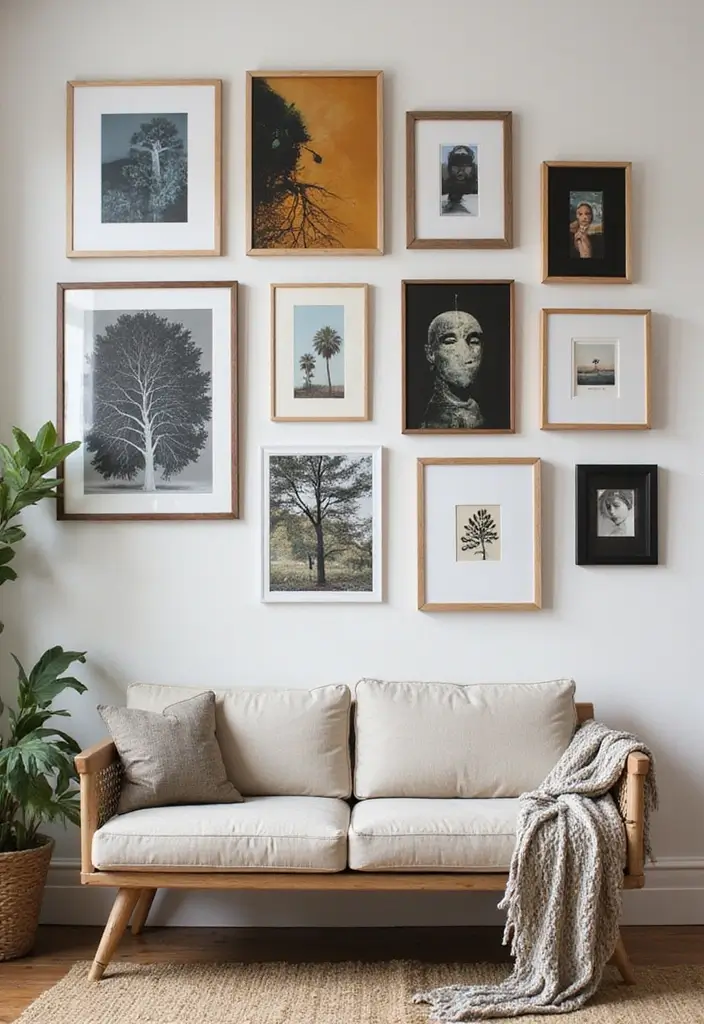 30+ Accent Wall Designs for Bold Interiors - 5. Gallery Wall