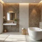 30+ Bathroom Accent Wall Inspirations That Feel Luxe