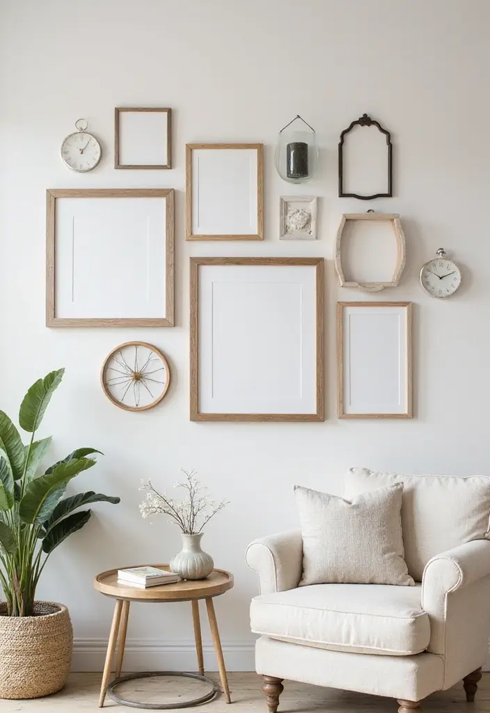 30+ Family Picture Wall Ideas That Feel Heartwarming - 1. Classic Gallery Arrangement