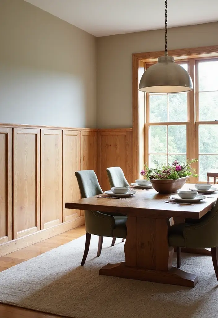 30+ Half Wall Panelling Inspirations That Add Character - 1. Classic Shaker Style