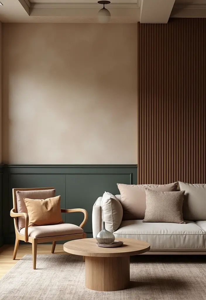 30+ Half Wall Panelling Inspirations That Add Character - 28. Eclectic Mix