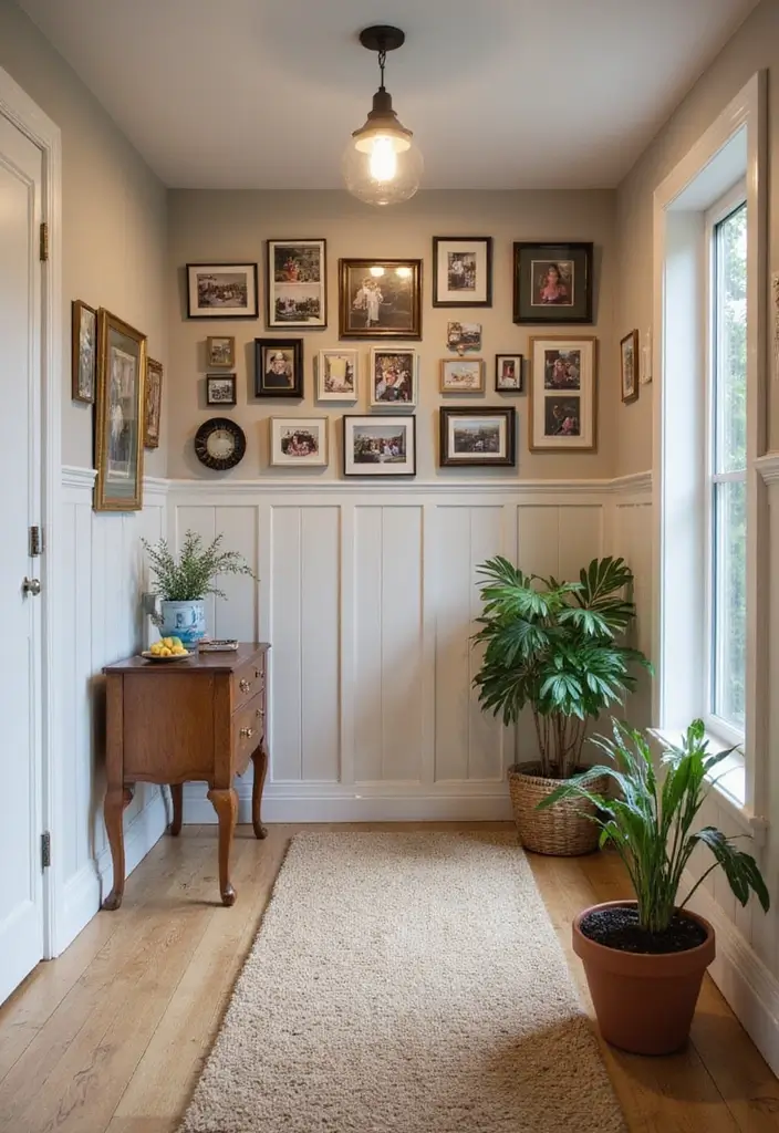30+ Half Wall Panelling Inspirations That Add Character - 29. Personal Touches