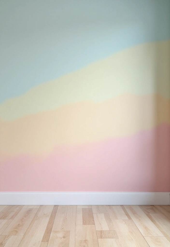 30+ Wall Ideas for Bedrooms That Feel Relaxing - 7. Soft Color Gradients