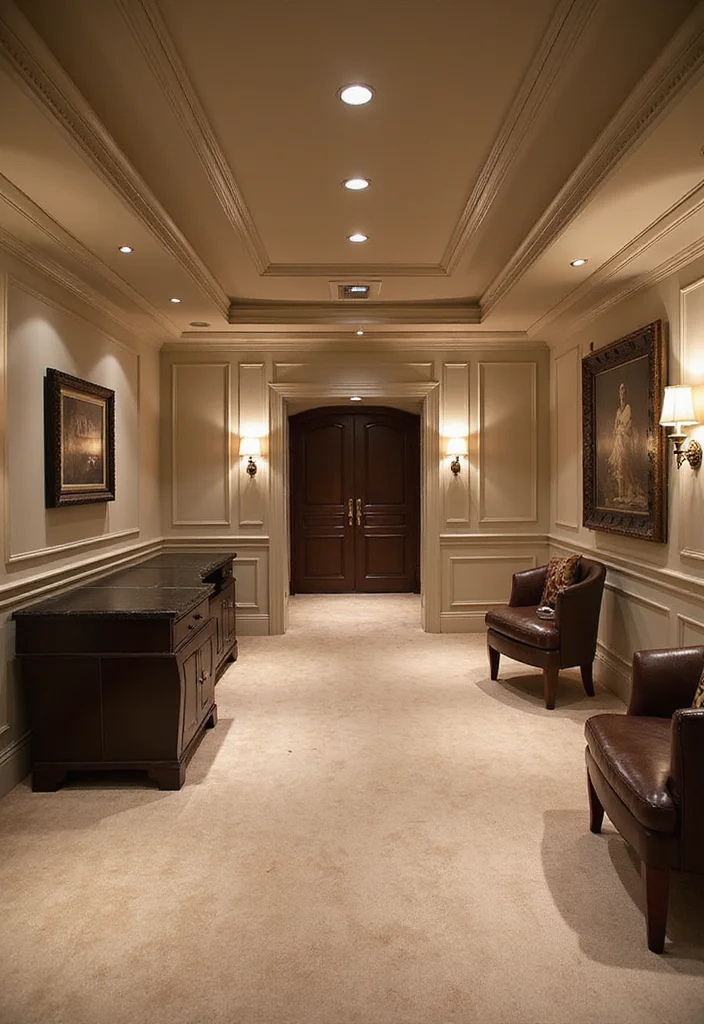 10 Basement Ceiling Ideas for Bright Updated Style - 5. Stylish Ceiling Treatments