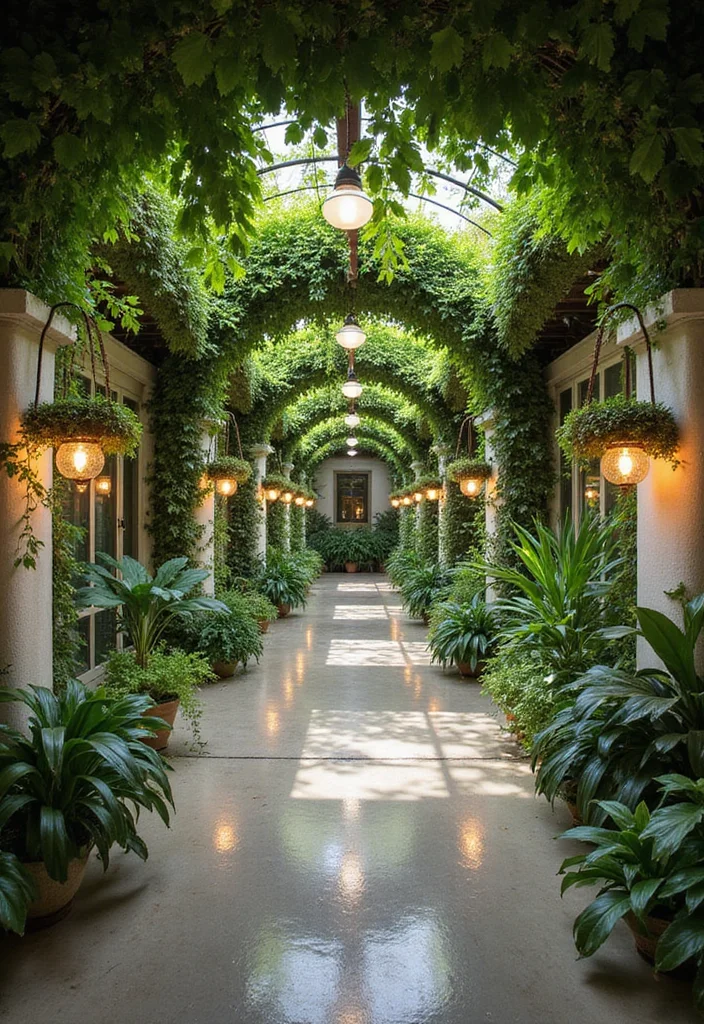 10 Basement Ceiling Ideas for Bright Updated Style - 9. Infuse Nature with Living Ceilings