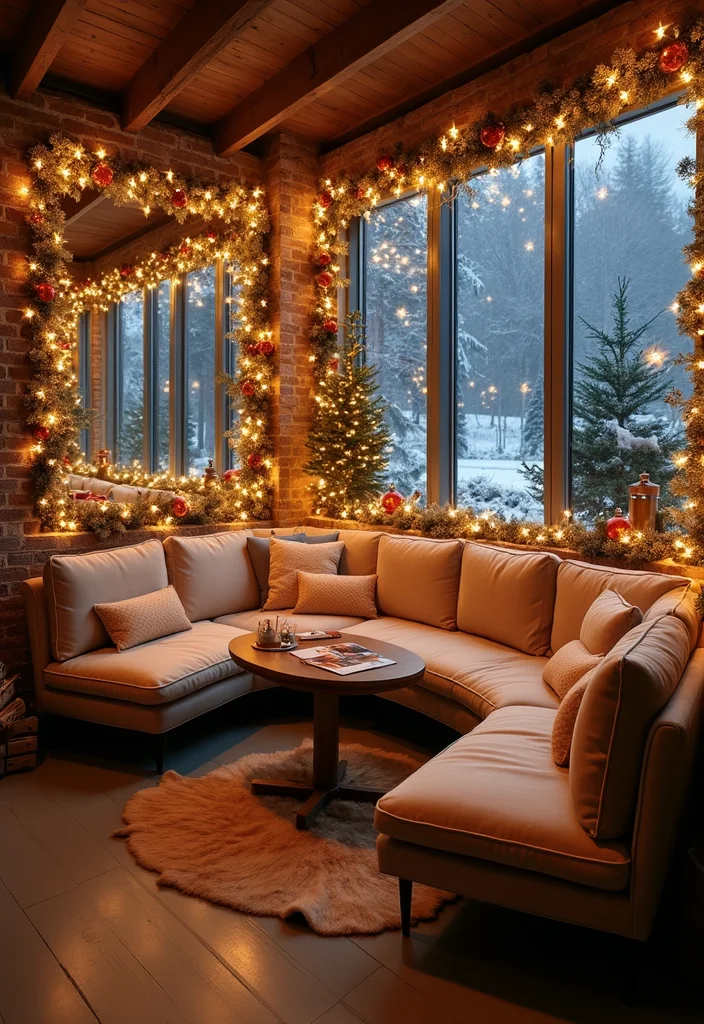 10 Christmas Decor Ideas for Your Office That Add a Festive Warm Spirit - 10. Winter Wonderland Themed Zones