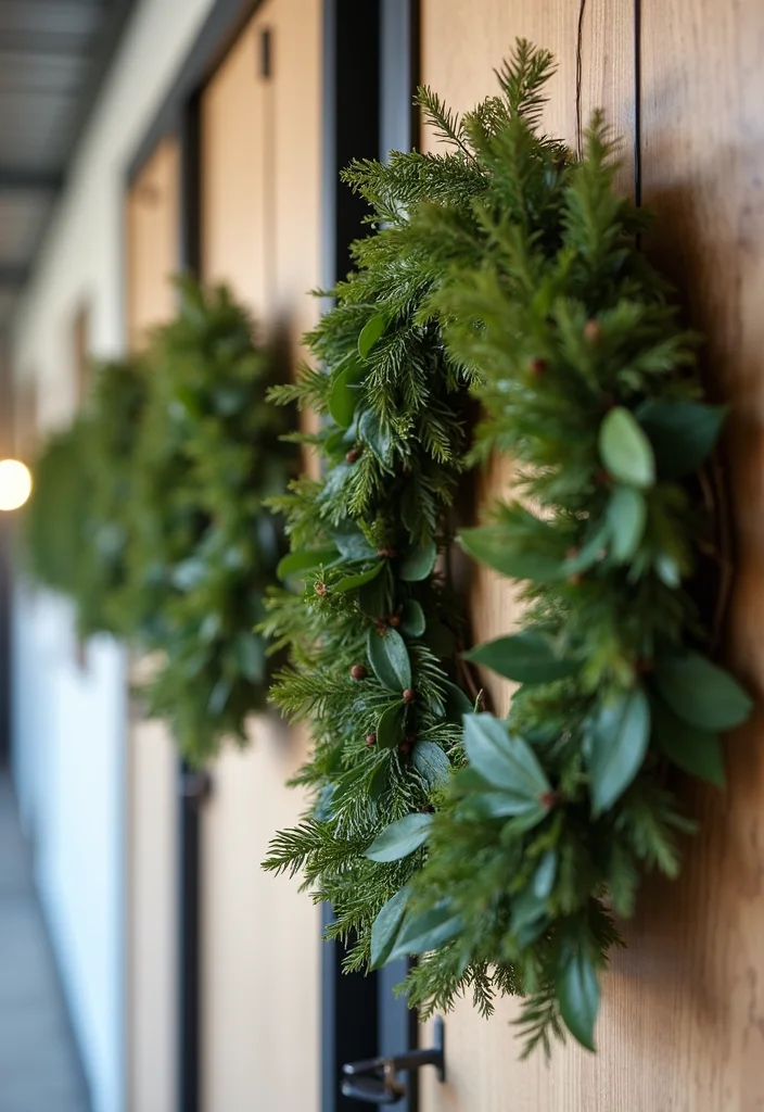 10 Christmas Decor Ideas for Your Office That Add a Festive Warm Spirit - 4. Eco-Friendly Holiday Wreaths