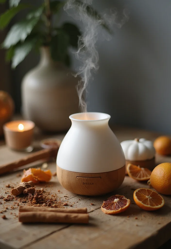10 Christmas Decor Ideas for Your Office That Add a Festive Warm Spirit - 6. Natural Scent Diffusers