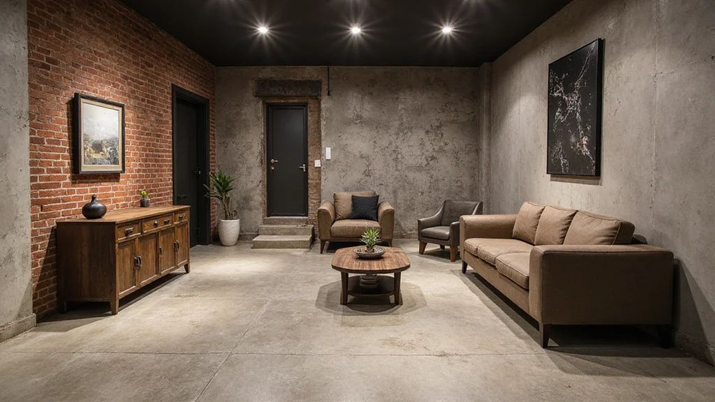 10 Concrete Basement Floor Ideas for Durable Modern Style