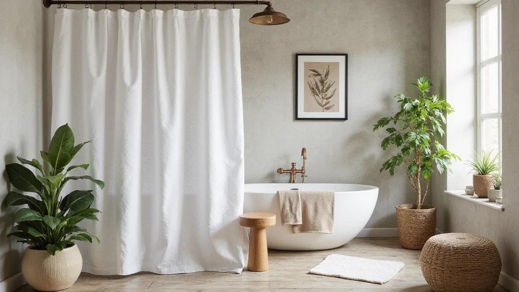 10 Double Shower Curtain Ideas for Full Balanced Framing