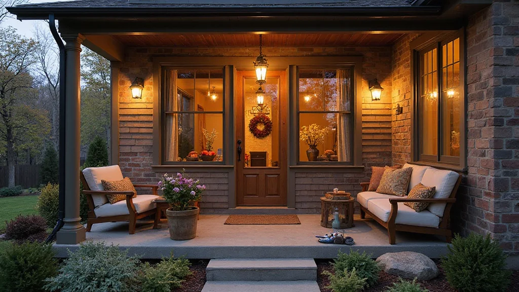 10 Front Closed Porch Ideas for Private All Season Use