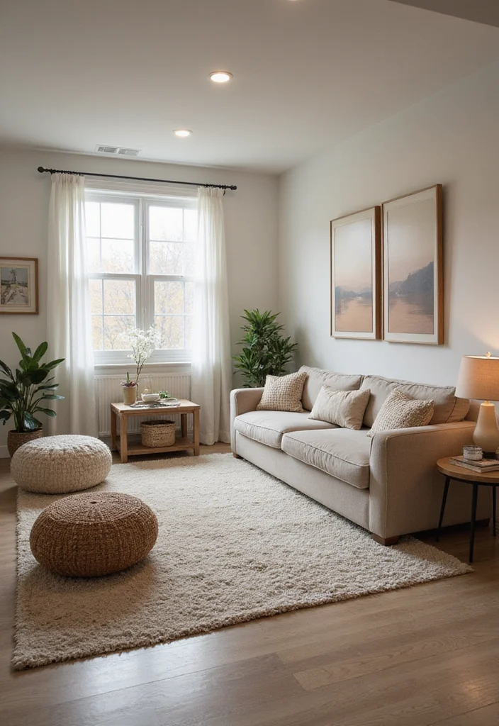 10 Low Ceiling Basement Ideas for Taller Visual Space - 7. Open Layout Design