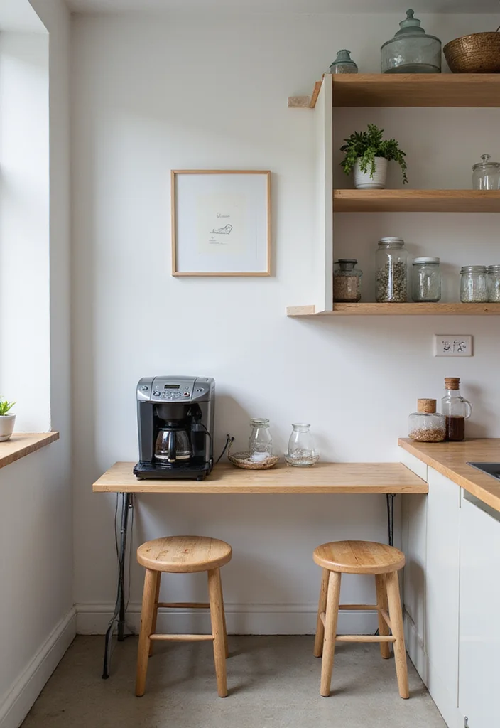 10 Office Kitchen Ideas for Convenient Break Space - 1. Cozy Coffee Corner