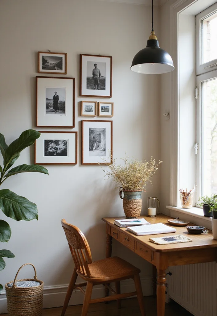 10 Office Kitchen Ideas for Convenient Break Space - 6. Personal Touch with Artwork