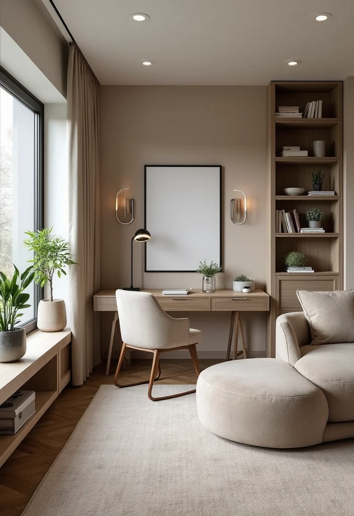 10 Office Nook Ideas for Compact Functional Work Areas 45 10 Office Nook Ideas for Compact Functional Work Areas - 5. Multi-Purpose Room