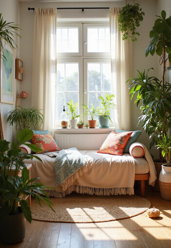 10 Office With Daybed Ideas for Flexible Guest Friendly Space - 4. Bright and Breezy Daybed Setup