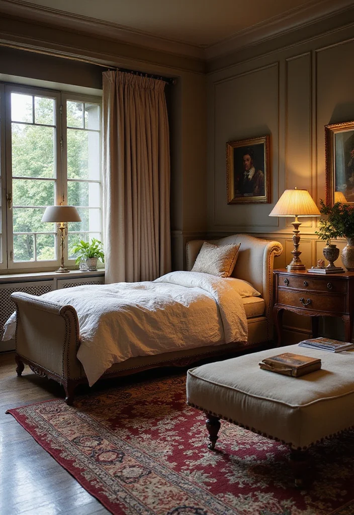 10 Office With Daybed Ideas for Flexible Guest Friendly Space - 7. Elegant Daybed Sofa Combo