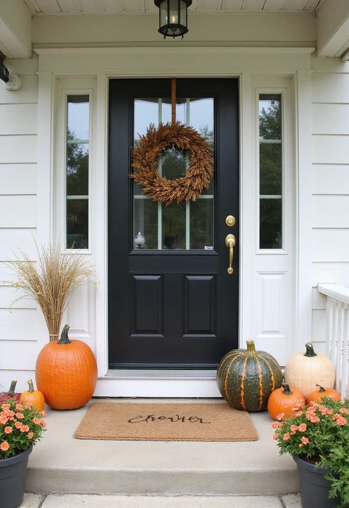 10 Small Enclosed Front Porch Ideas for Cozy Functional Use - 10. Seasonal Decor Changes