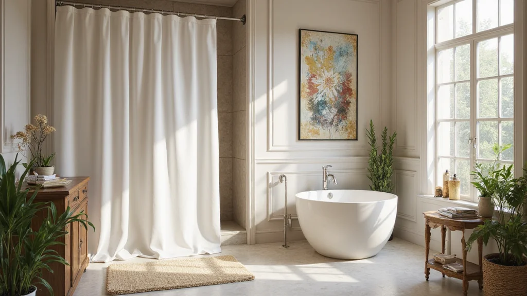 10 Tall Shower Curtain Ideas for Elegant Vertical Height