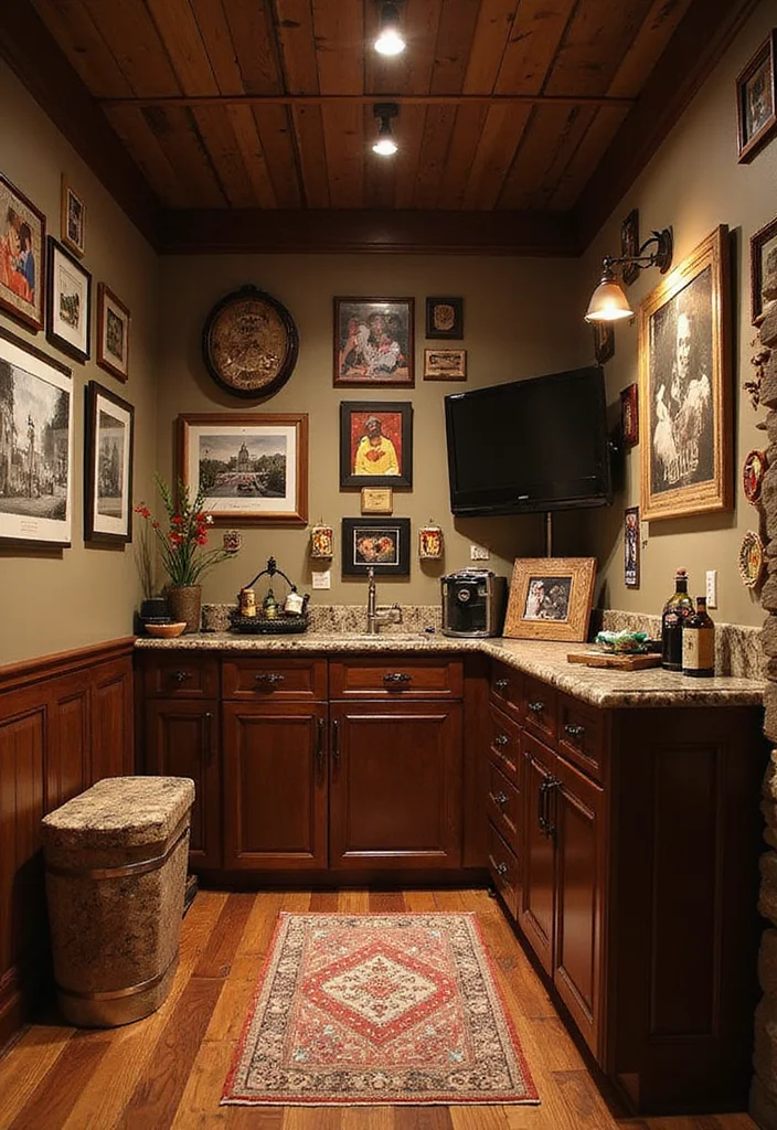 12 Basement Man Cave Ideas for Relaxed Personal Space - 10. Personal Touches