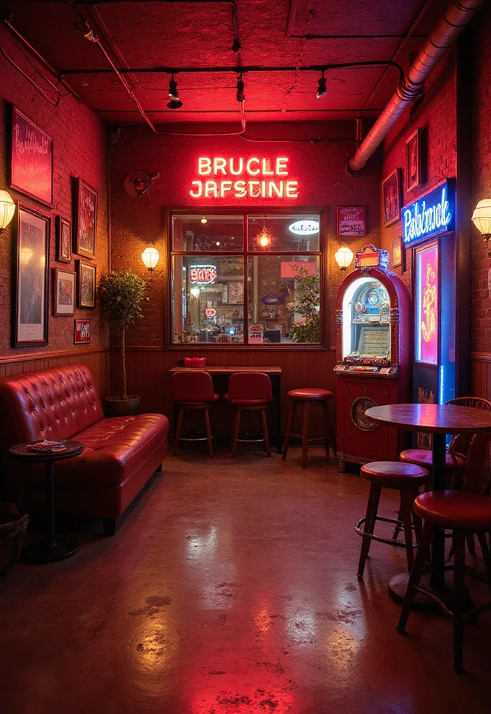 12 Basement Man Cave Ideas for Relaxed Personal Space - 2. Retro Vibe Lounge