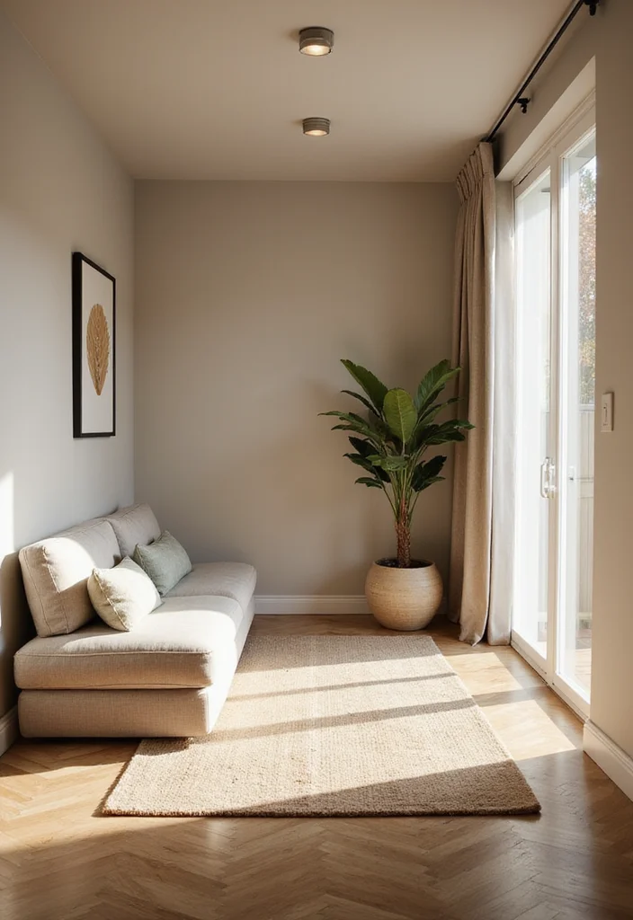 12 Basement Office Ideas for Quiet Productive Workspaces - 8. Zen Meditation Space