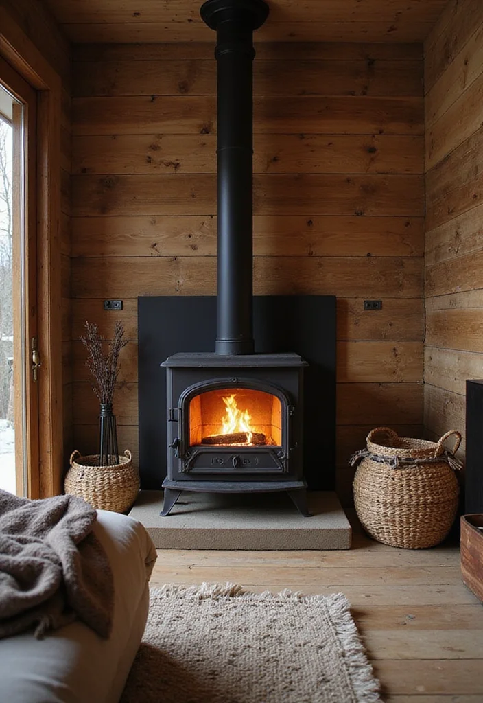 12 Bedroom Fireplace Ideas for Cozy Relaxing Ambience 45 12 Bedroom Fireplace Ideas for Cozy Relaxing Ambience - 5. Rustic Wood-Burning Fireplace