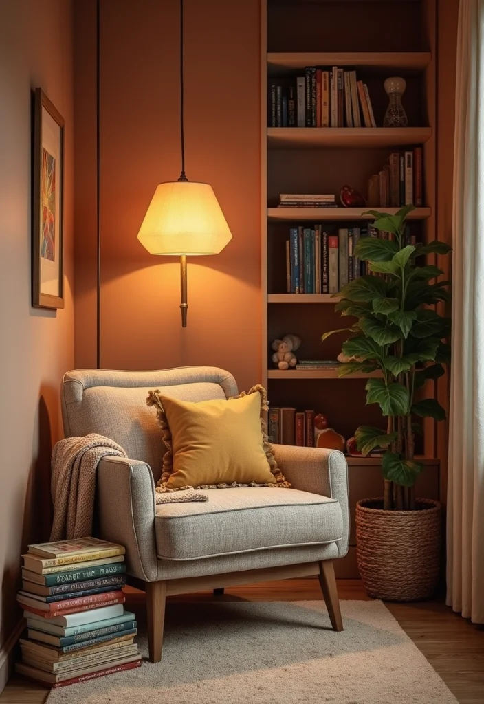 12 Cozy Basement Ideas for Warm Inviting Comfort 1 12 Cozy Basement Ideas for Warm Inviting Comfort - 1. Create a Reading Nook
