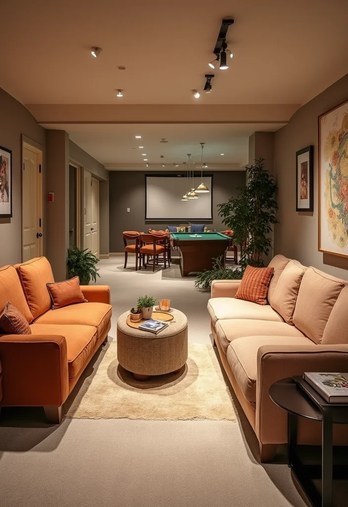 12 Cozy Basement Ideas for Warm Inviting Comfort 122 12 Cozy Basement Ideas for Warm Inviting Comfort - 12. Multi-Purpose Space