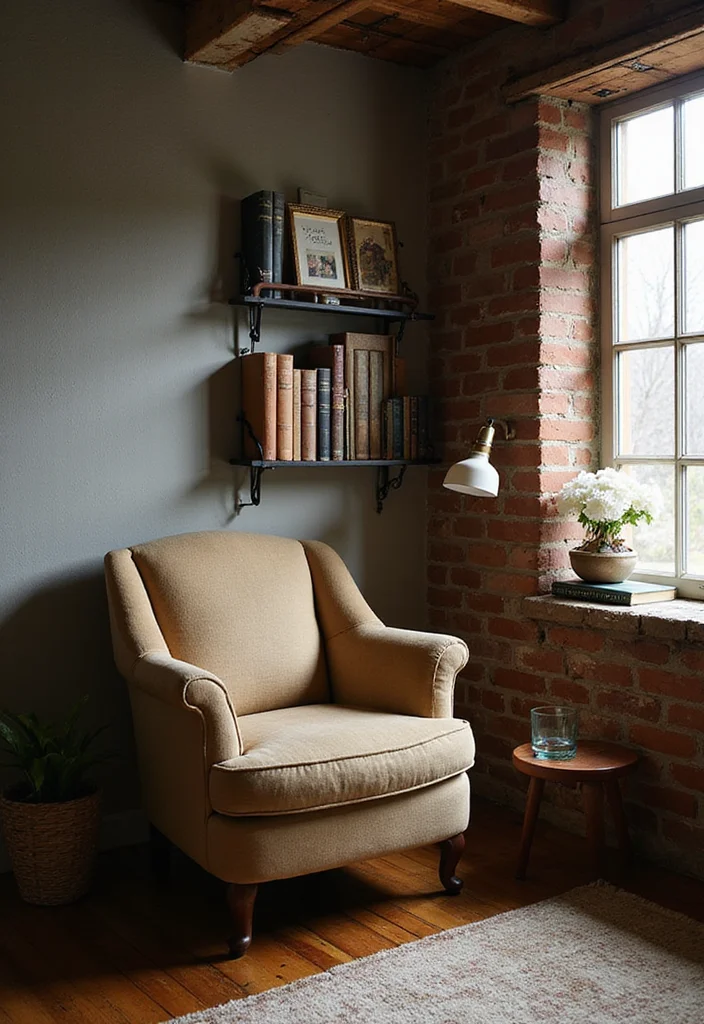 12 Decorating Basement Ideas for Easy Visual Upgrades - 1. Cozy Reading Nook