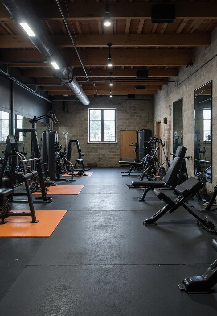 12 Decorating Basement Ideas for Easy Visual Upgrades - 8. Fitness Area