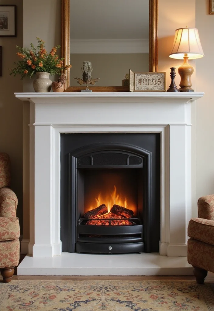 12 Electric Fireplace Ideas for Modern Easy Warmth 78 12 Electric Fireplace Ideas for Modern Easy Warmth - 8. Electric Fireplace Inserts