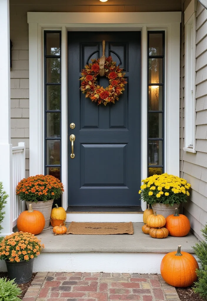 12 Farmhouse Front Porch Ideas for Warm Country Welcome - 10. Seasonal Decor Swaps