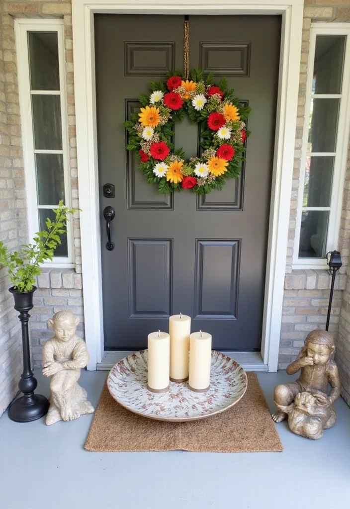 12 Front Porch Decorating Ideas for Inviting Style - 5. Decorative Accent Pieces