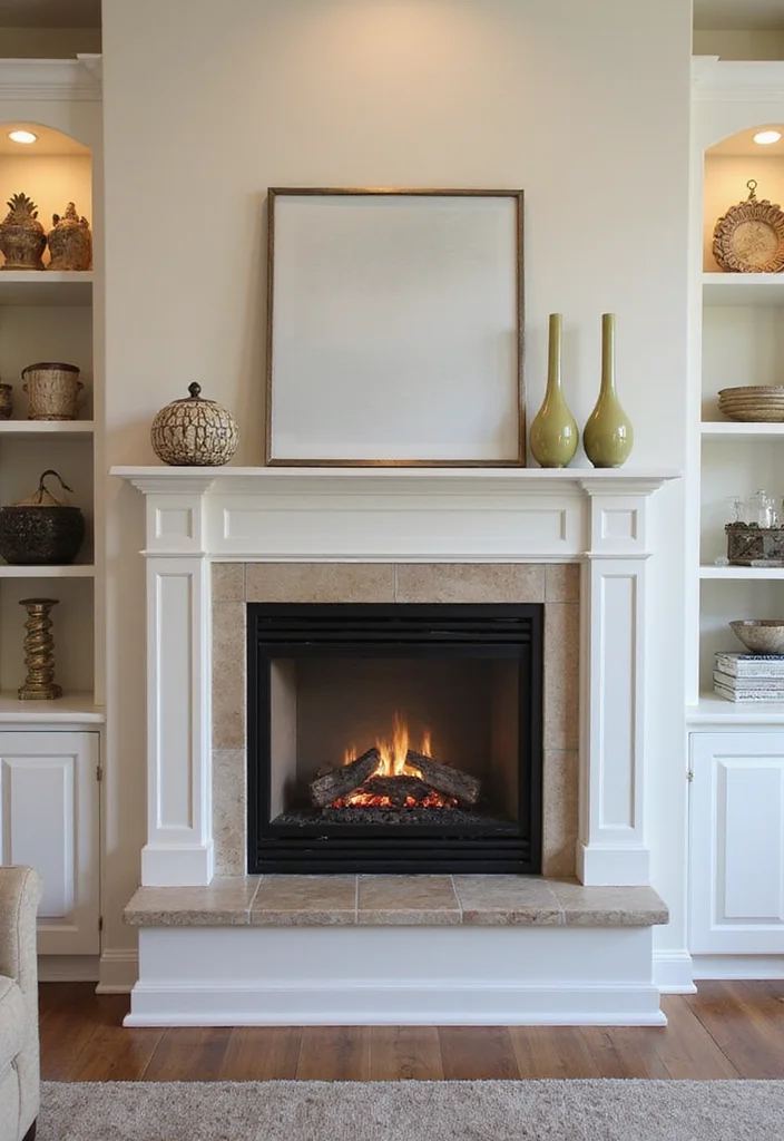 12 Gas Fireplace Ideas for Efficient Contemporary Comfort - 7. Integrated Built-Ins