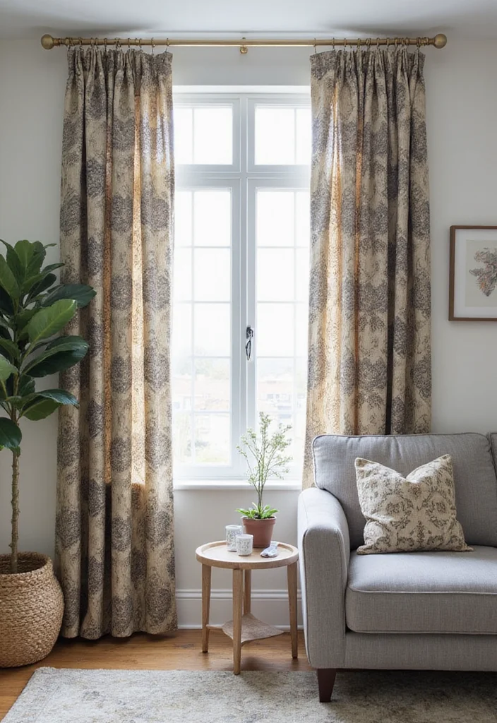 12 Grey Sofa Curtain Ideas for Clean Modern Harmony 100 12 Grey Sofa Curtain Ideas for Clean Modern Harmony - 10. Transitional Styles for Flexibility